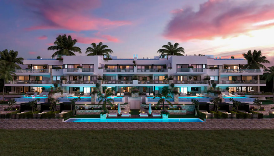 A stunning image of the Limonero 25 building on Las Colinas Golf & Country Club